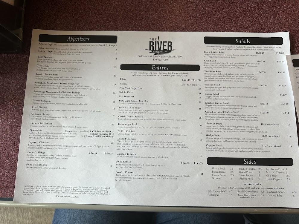 The River & Sandbar Menu image 3