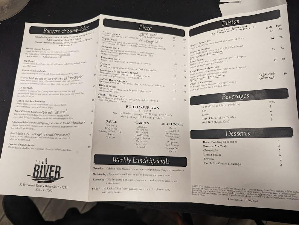 The River & Sandbar Menu image 4