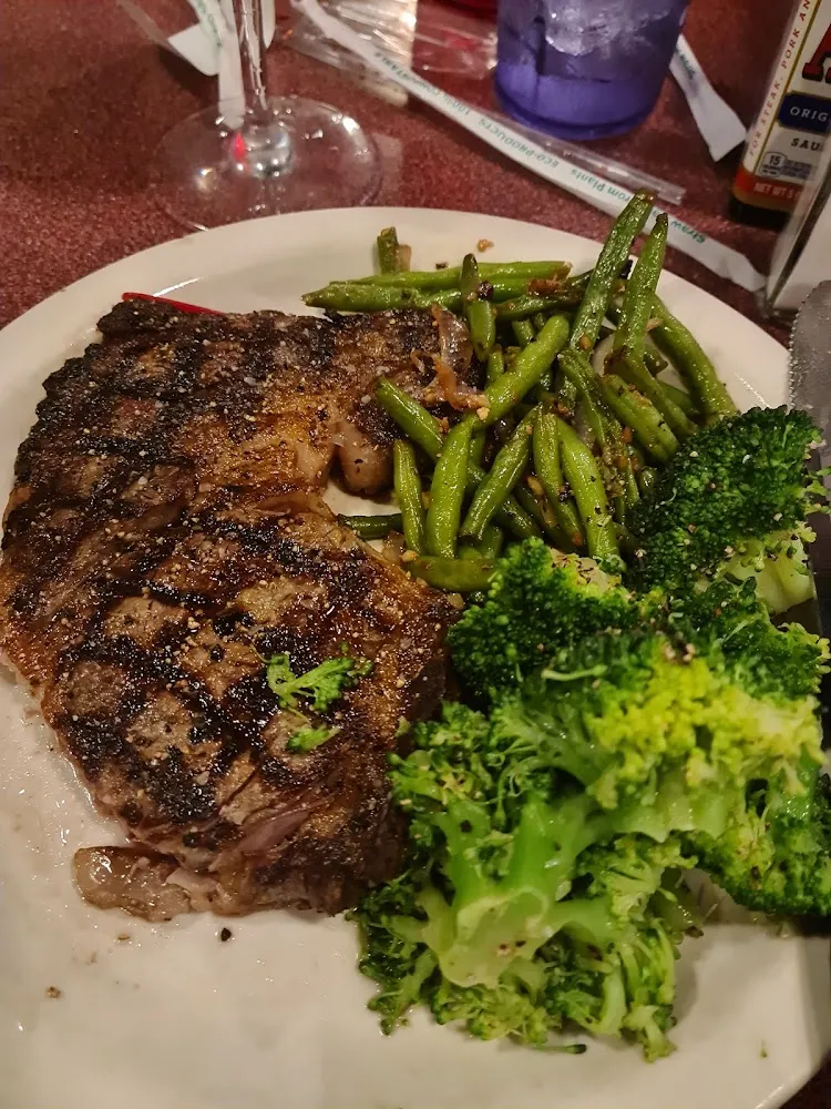 Steak Med Rare with Veggies
